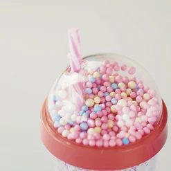 Borraccia Gigi Rosa Con Cannuccia (420Ml)