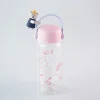 Borraccia In Vetro Little Bear Rosa (400Ml)