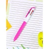 Penna Con 4 Colori Impugnatura Rosa