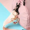 Portachiavi Mickey Mouse Glitterato Oro