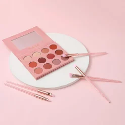 Set Di 5 Pennelli Per Occhi Con Manico Glitter